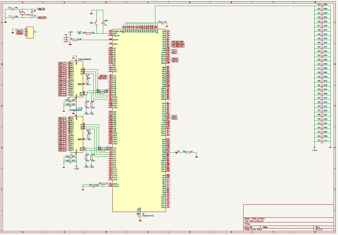 Разводка №2 контроллера STM32